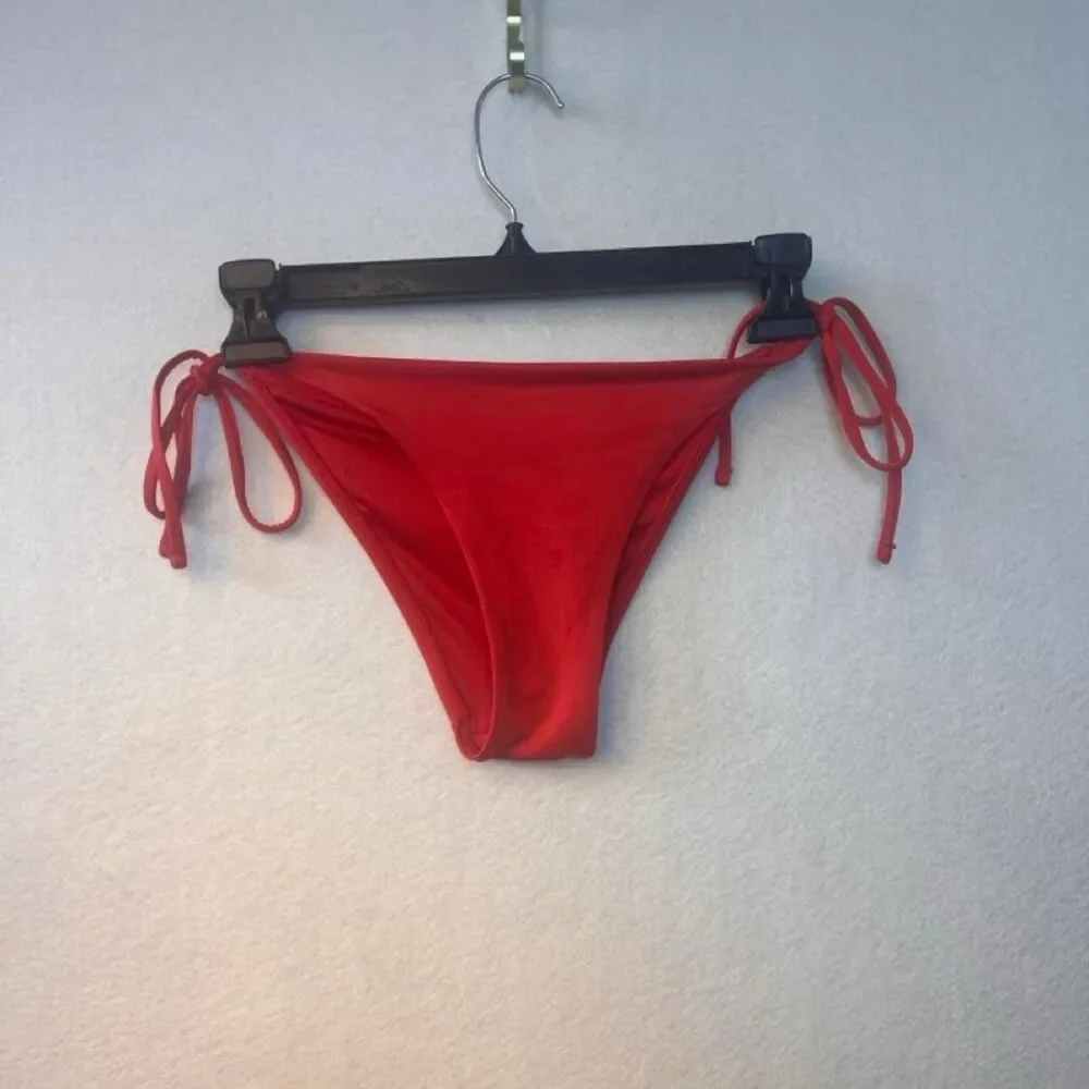Victoria-s-secret Women's Red and Orange Bikini-and-tankini-bottoms